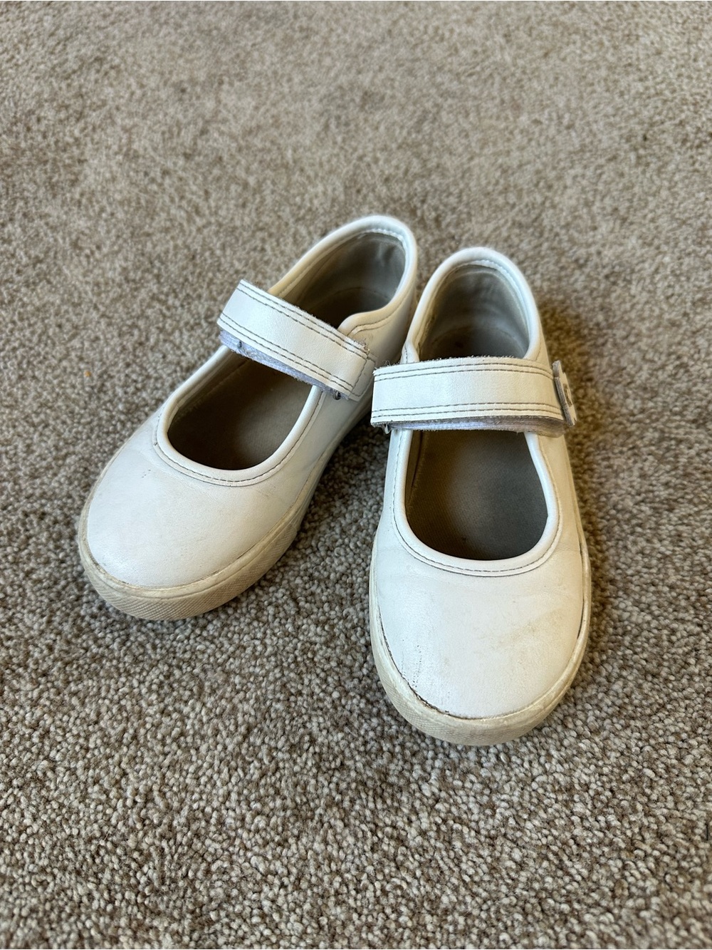 OshKosh B'gosh White Girls' Mary Jane Strap Shoes